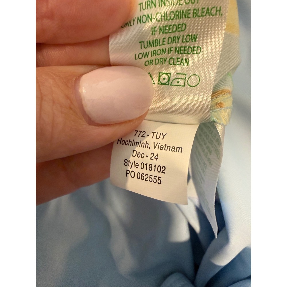 Lilly Pulitzer Luxletic Ocean Trail Shorts XL Squeeze the Day Lemon Blue 018102 - Picture 3 of 4